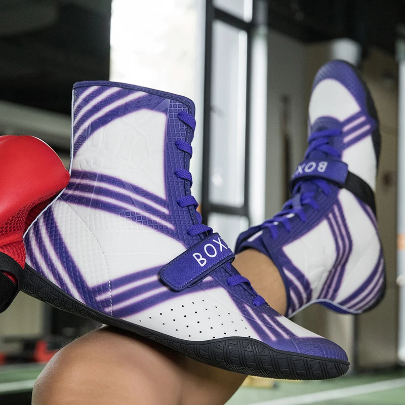 Bild 3: Professionelle Boxschuhe für Herren, professionelle Box-Turnschuhe, leichte Wrestling-Schuhe