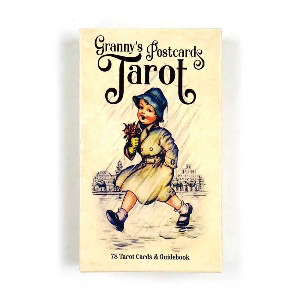 Granny's Postcards Tarot Cards 78 Cards English Visions Divination Edition Borad Games,Perfect For Collectors & Gift Giving