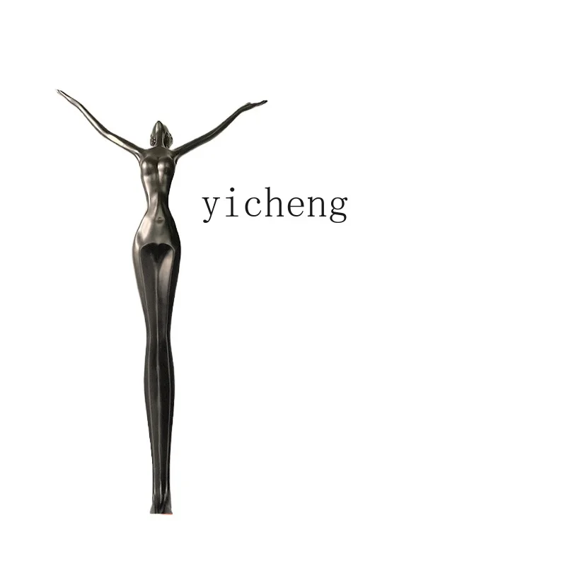BB  humanoid sculpture floor-to-ceiling ornaments Exhibition hall Sales office Abstract art ornaments Living room Figure landing
