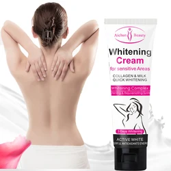 3Days Armpit Whitening Cream Skin Lightening Bleaching Cream For Underarm Dark Skin Legs Knees Whitening Intimate Body Lotion