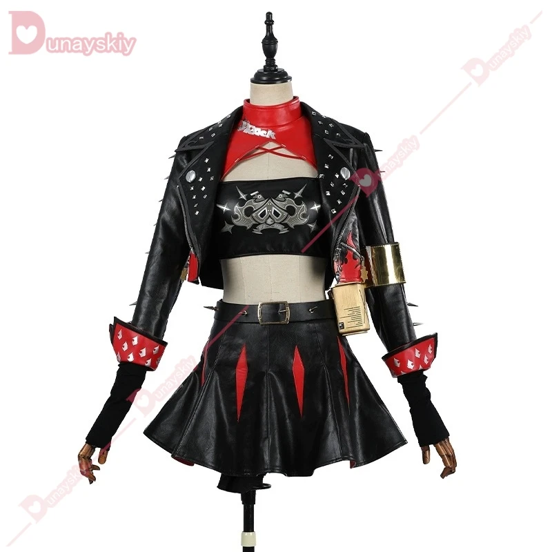 Zenless Zone Zero Burnice Costume Cosplay bianco i figli di Calydon Burnice Punk Uniforme Halloween Party Outfit