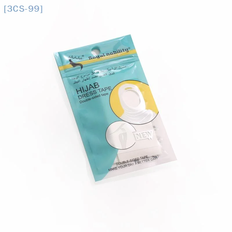【3CS99】شريط حجاب مزدوج الجوانب، شريط تجميل أنيق، جسم شفاف، شريط لاصق من القماش الشفاف القوي، إكسسوارات الملابس