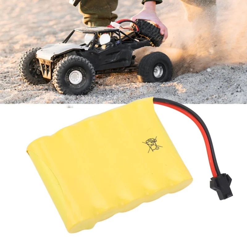 

6.0V 700mAh Lithium Rechargeable Battery With SM 2P Plug Lightweight Safety RC Cars Lithium Battery