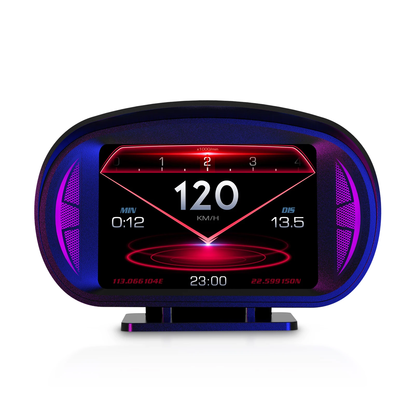 

Smart Digital P2 Meter GPS Speedometer Head-Up Display Multi-System Slope Diagnostic Tools for Auto Electronics