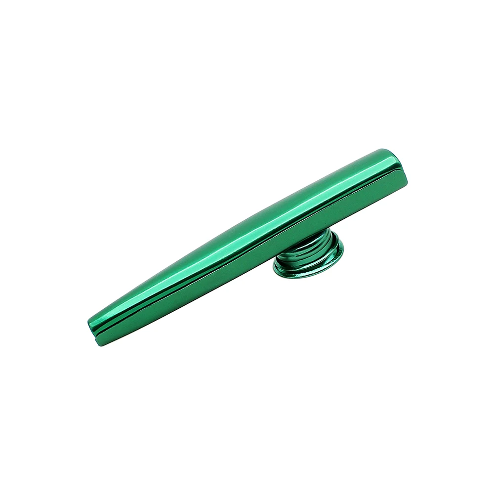 Kazoo de Metal a granel para niños, instrumento Musical Mini portátil de bolsillo, juguete verde, regalo para niños para guitarra