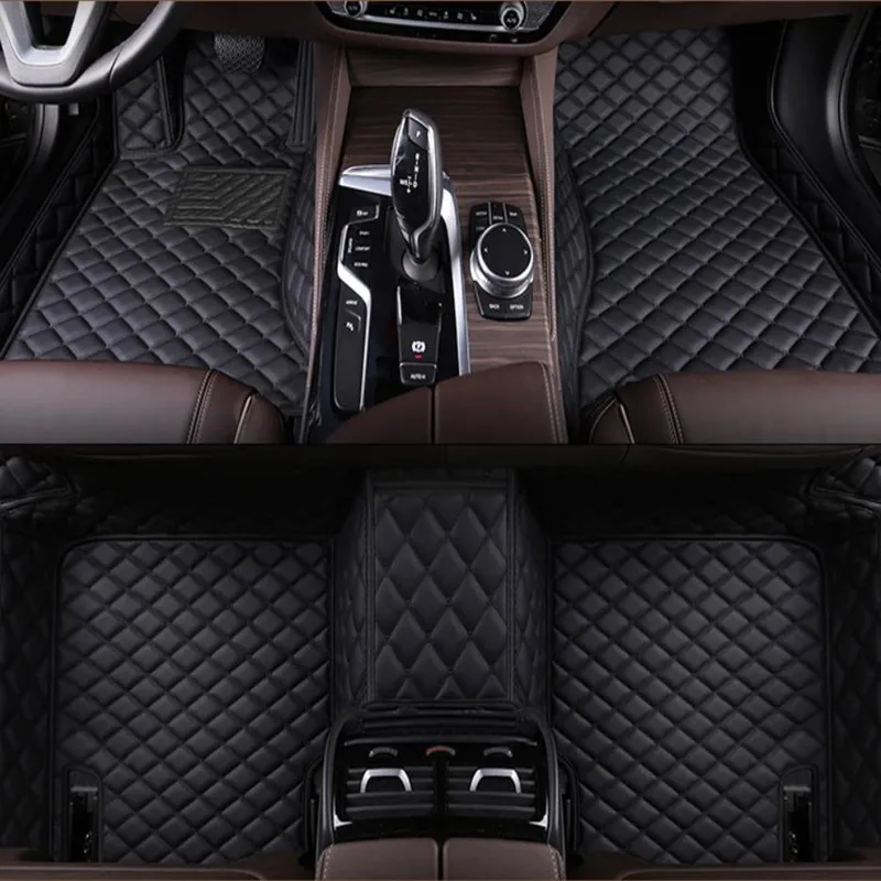 

Лучшее качество, специальные автомобильные коврики на заказ для Mercedes Benz EQS 450 SUV 2025-2023, 5-местные водонепроницаемые ковры для EQS450 2024