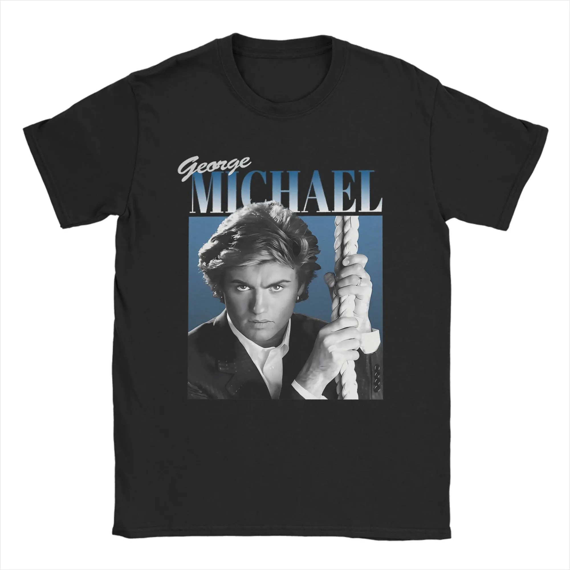 Men Last Christmas Album George Michael T Shirt  Pure Cotton Clothing Casual Short Sleeve O Neck Tee Shirt Gift Idea T-Shirt