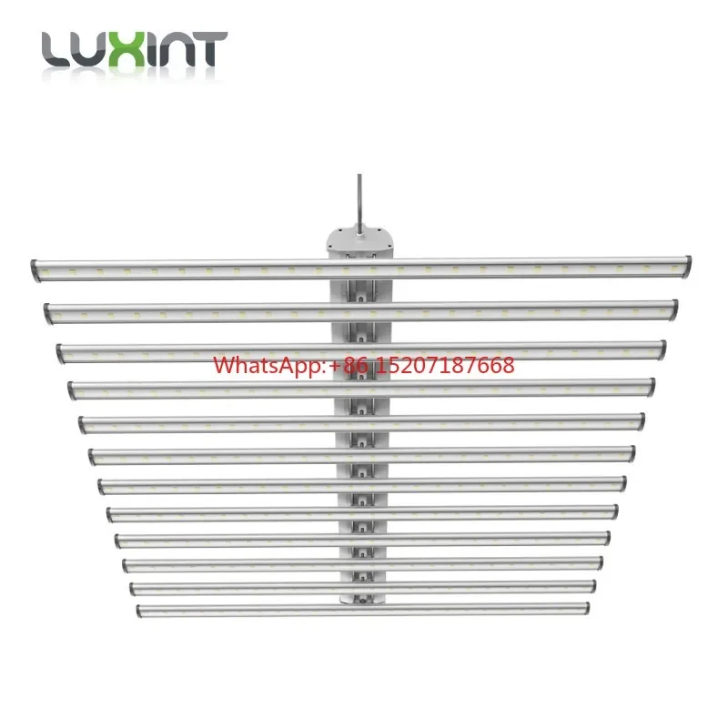 

12 bars led grow light get off less heat no fire very safe for medical plants commercial industry growth