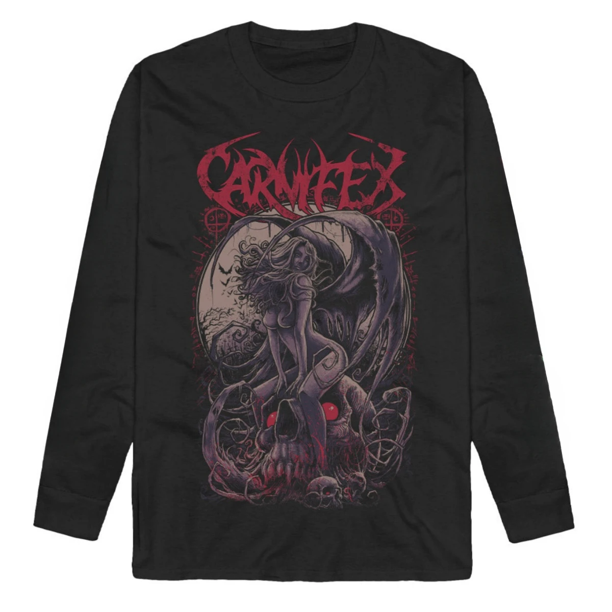 

Толстовка с принтом группы Carnifex в стиле Y2k, толстовка в ретро-стиле, мужчинам и женщинам можно носить осенне-зимнюю толстовку