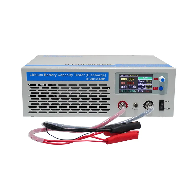 Heltec HT‑DC50ABP High‑Power Battery Discharge Capacity Tester 5‑120V 1‑50A Max 6000W, Digital Load Analyzer for NCM LiFePO4 Lead‑Acid RV Solar Battery Pack Test view 5