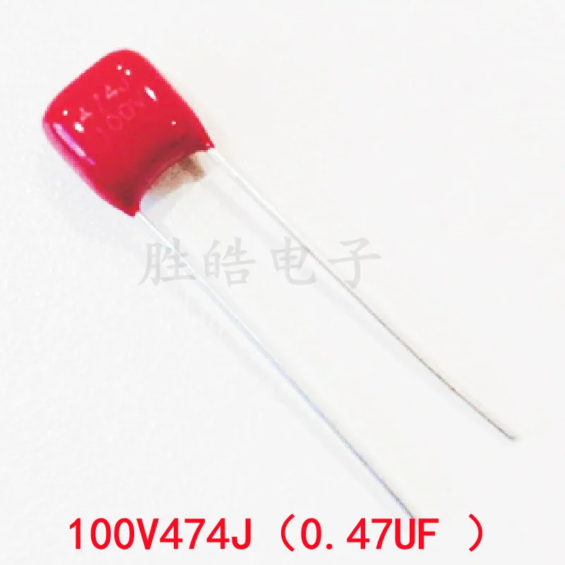 10piece Good Quality 100V474J High Quality 0.47UF 5% Pitch 5mm New 470nf 474 100V CBB Polypropylene Film Capacitor DIP