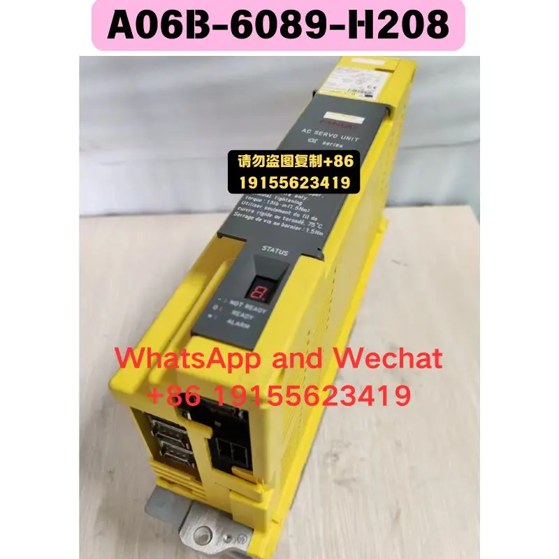 Used OEM disassembled parts A06B-6089-H208 Driver Functional test OK Quick delivery