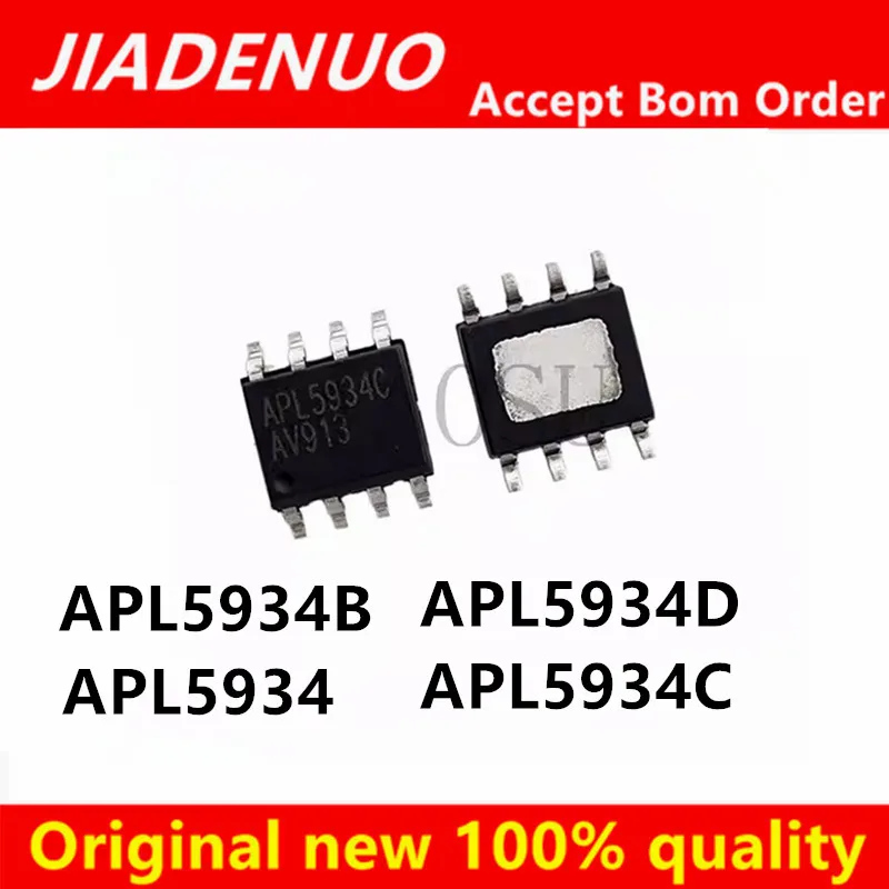 (2PCS)100% New APL5934 APL5934C APL5934B APL5934D SOP8 IC Chip