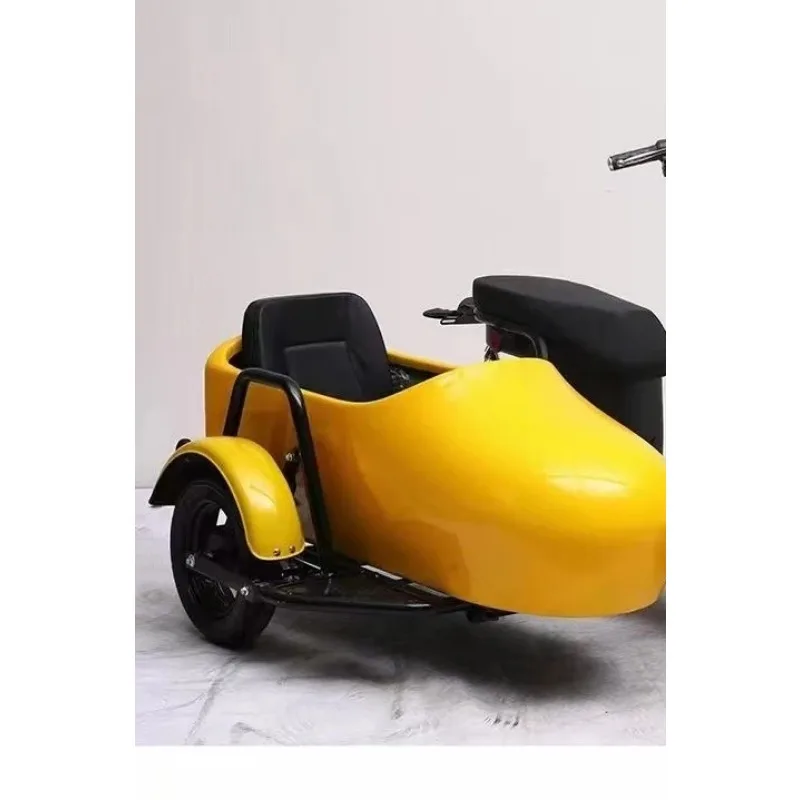Electric Bicycle Bucket/bicycle Side Three-wheel Bucket/separate Side Bucket and Chassis Tie Rod and Side Wheel