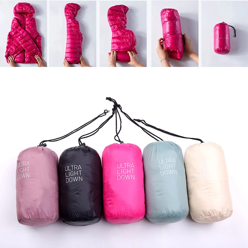 0-10 ℃ المرأة معطف الشتاء الخريف خفيفة بطة أسفل سترة للنساء سليم سترة منفوخة المحمولة ملابس خارجية يندبروف أسفل معطف #6
