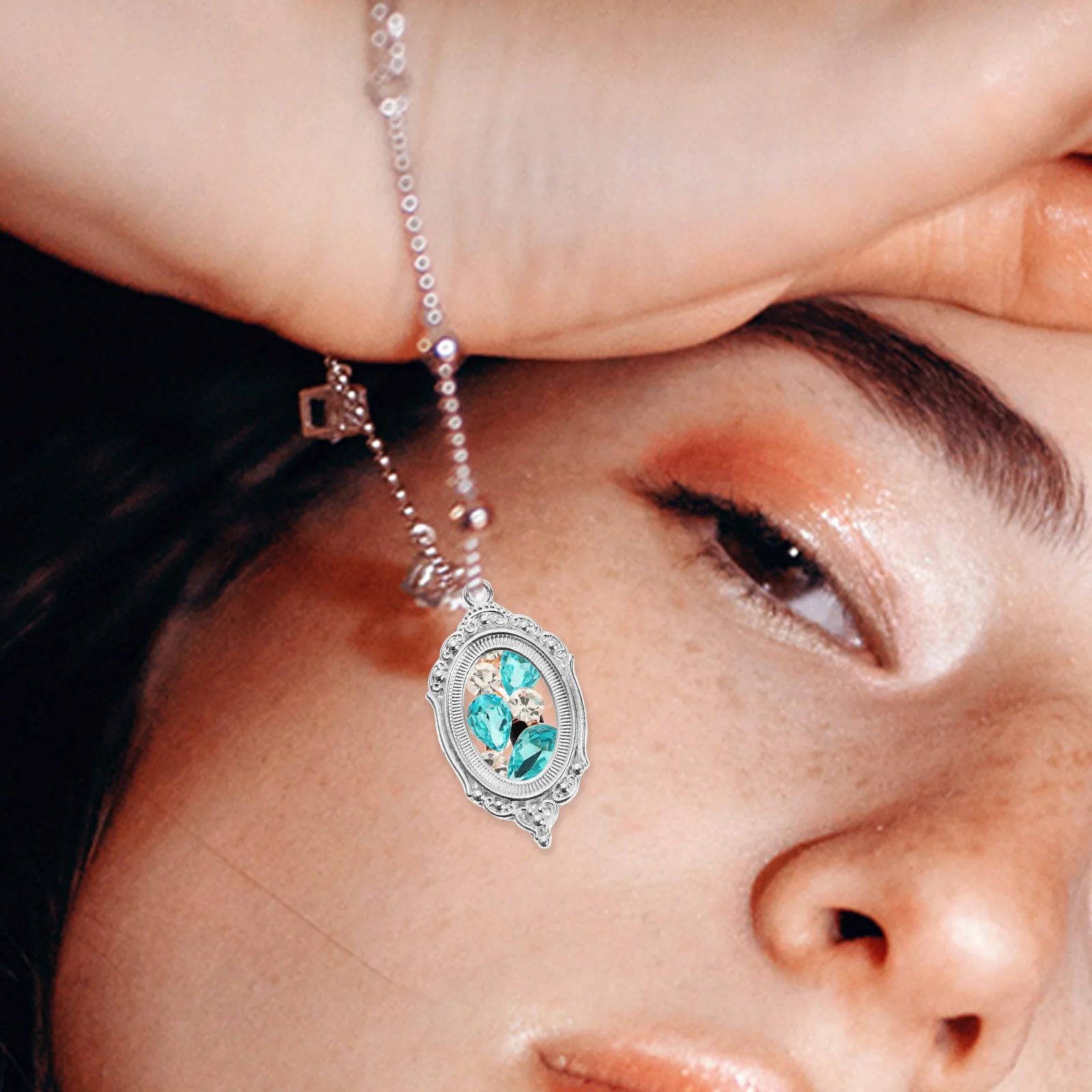 21 قطعة قلادة الحافة سبيكة فارغة البيضاوي قاعدة خمر نمط DIY بها بنفسك مجوهرات اكسسوارات لوازم قلادة صواني لصنع المجوهرات