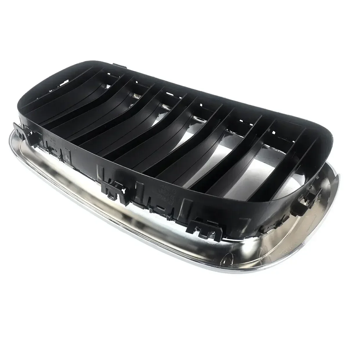 شوايات السباق لسيارات BMW BMW X5 F15 X6 F16 X6M F86 X5M 2013-2018 xDrive 30i 35d 40i M50i OEM نمط أسود استبدال الشبكة الأمامية #4
