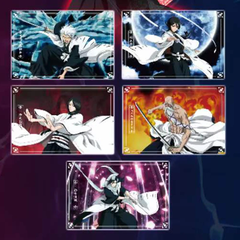 Bleach Card Anime Thousand-Year Blood War Character Kurosaki Ichigo Inoue Orihime Collection Cards Children Toys Birthday Gifts