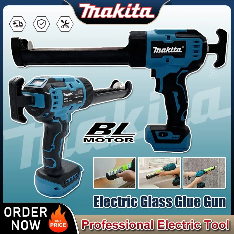 

Makita Electric Glass Glue Gun Cement Glass Adhesive Glue Seal Sealant Tool Wireless Glass Doors Windows Filling Sewing Gun