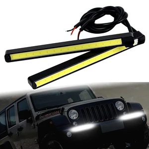 LED -Streifen -Tag Lauflampen Indikator, Lichter DRL Universal Car, Aluminiumgehäuse, Automobilzubehör, 4 Zoll, 6000k, 12 V 10 Hauptverkaufszubehör Sandero 2012 - №9