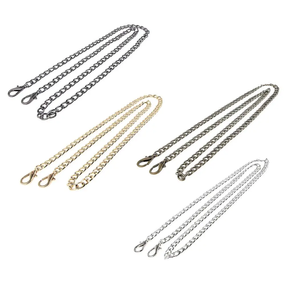 100cm Backpack Strap Metal Shoulder Strap Women Handbag / Bag / Purse Shiny Metal Chain Diy Crossbody Bag Strap