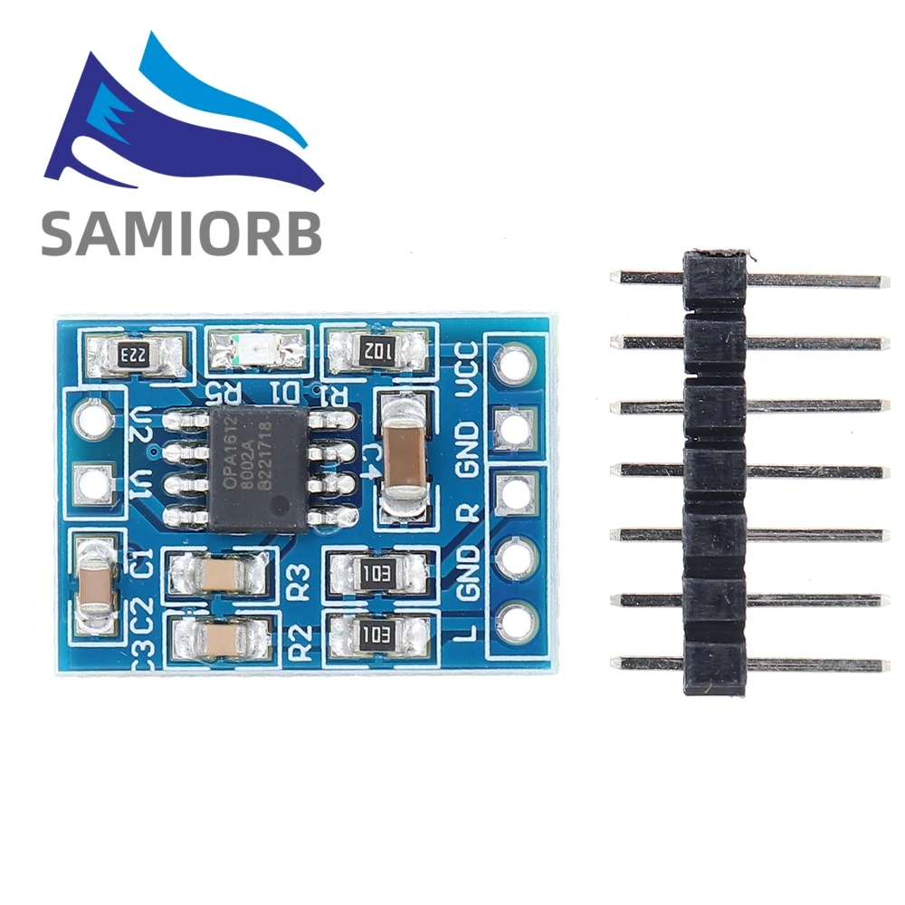 Mini HXJ8002 Audio Power Amplifier Board Module BTL Audio Amplifier Module 3W Mono Channel Voice Low Noise 2.0-5.5V for Speaker