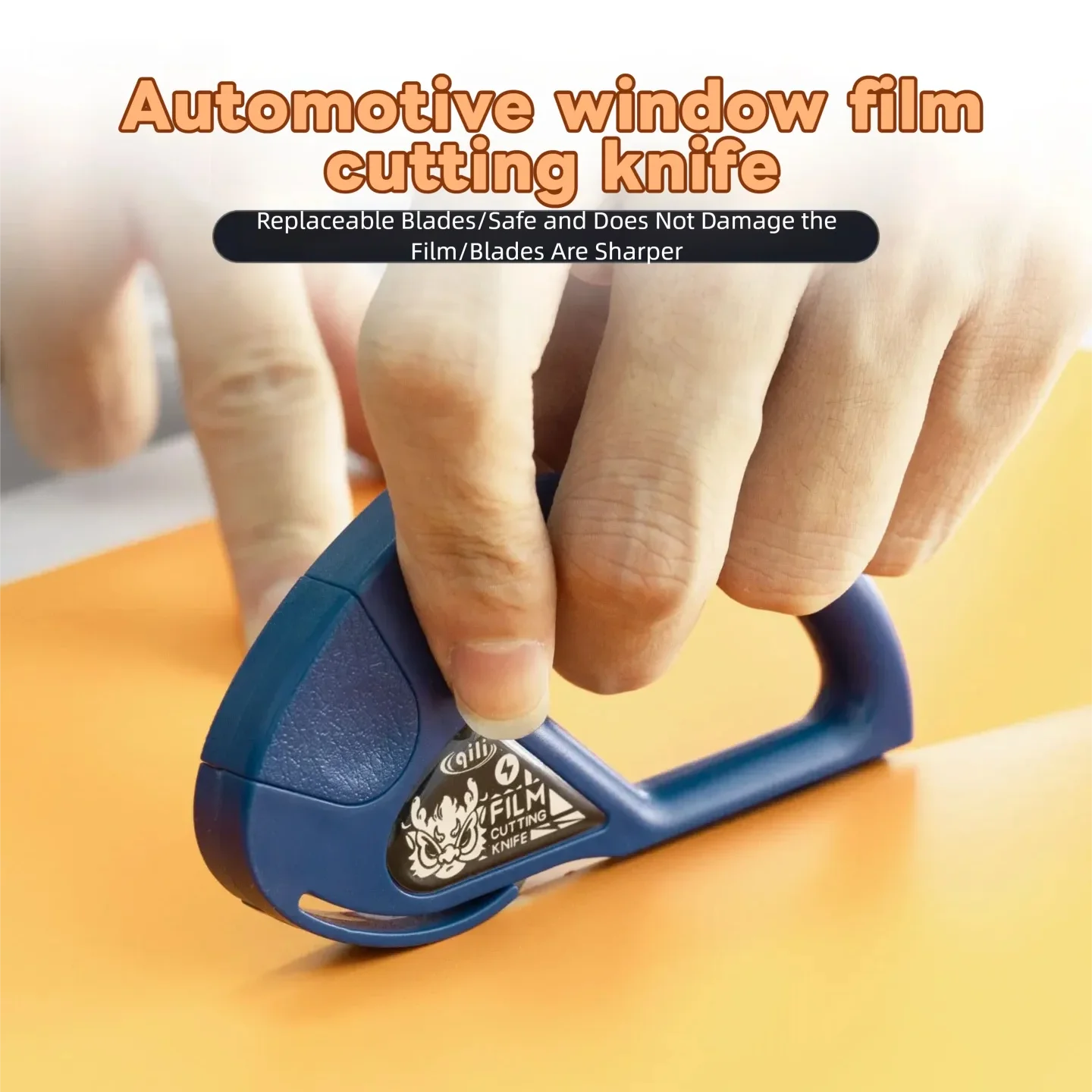 New Window Glass Film Cutter | Safety Cutter for Car Wrap, PPF & Window Tint Film | Professional Snap Blade Utility Knife Tool