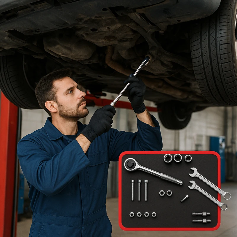 Tapis de rangement magnétique pour outils de voiture, support organisateur d'écrou à vis antidérapant pour atelier de réparation