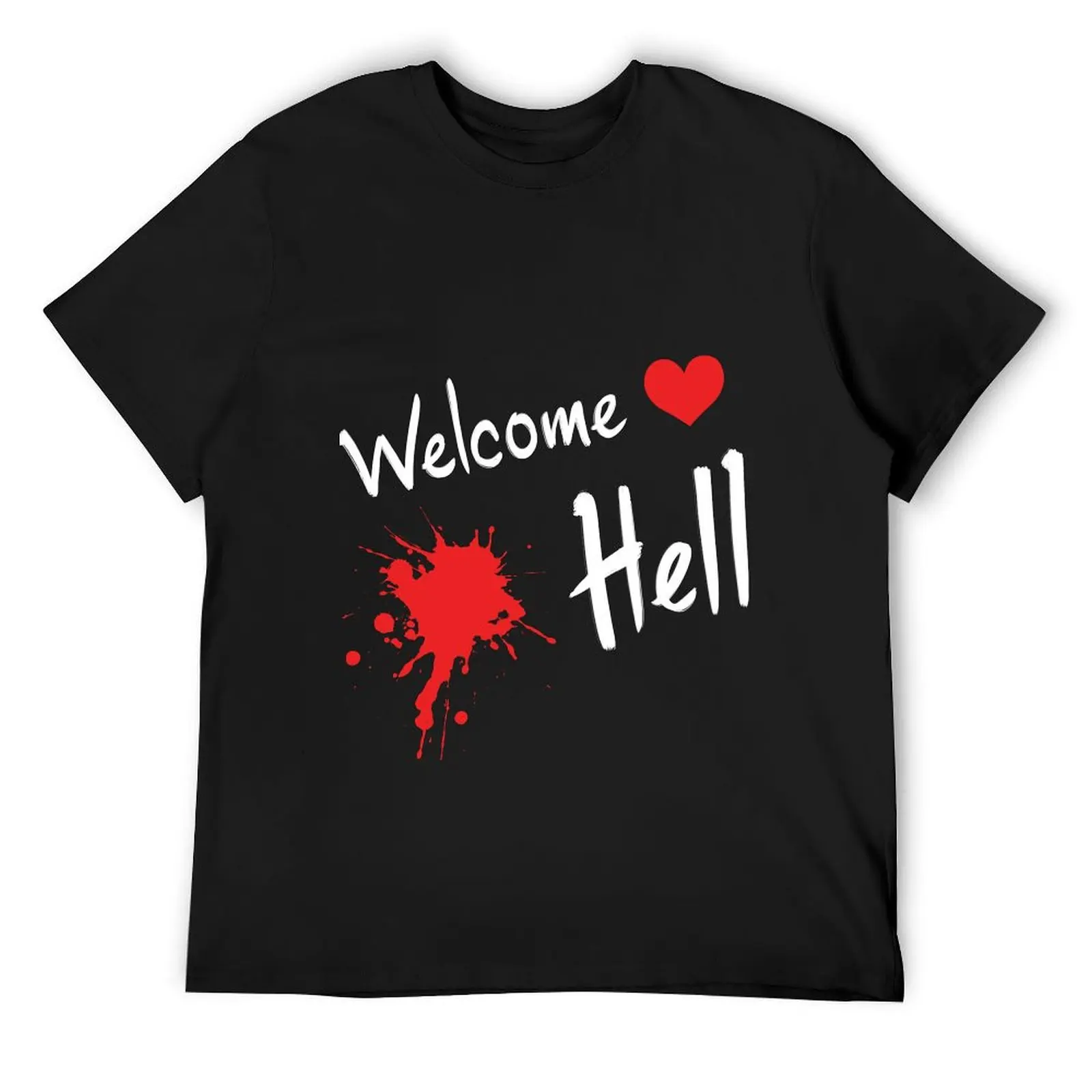 

Touhou Project - Welcome Hell T-Shirt tshirts personalised funny meme t-shirts graphics t shirt for men