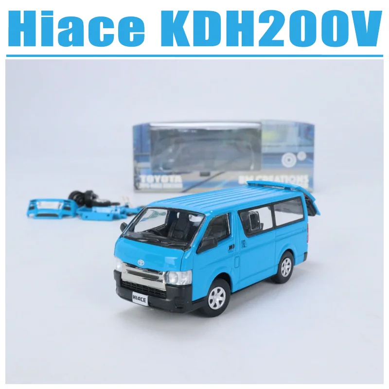 

BM 1/64 Hiace KDH200V Alloy Toy Motor Vehicle Diecast Metal Model Gifts