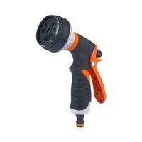 Lawn Spray Watering 8 Spray Modes Garden Tools For Garden Washing Car High Pressure Water Tool Adjustable Hose Sprinkle Nozzle