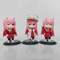 3 Pcs/Lot 9-10cm  DARLING in the FRANXX Zero Two 02 Figure 2022 May New Arrival