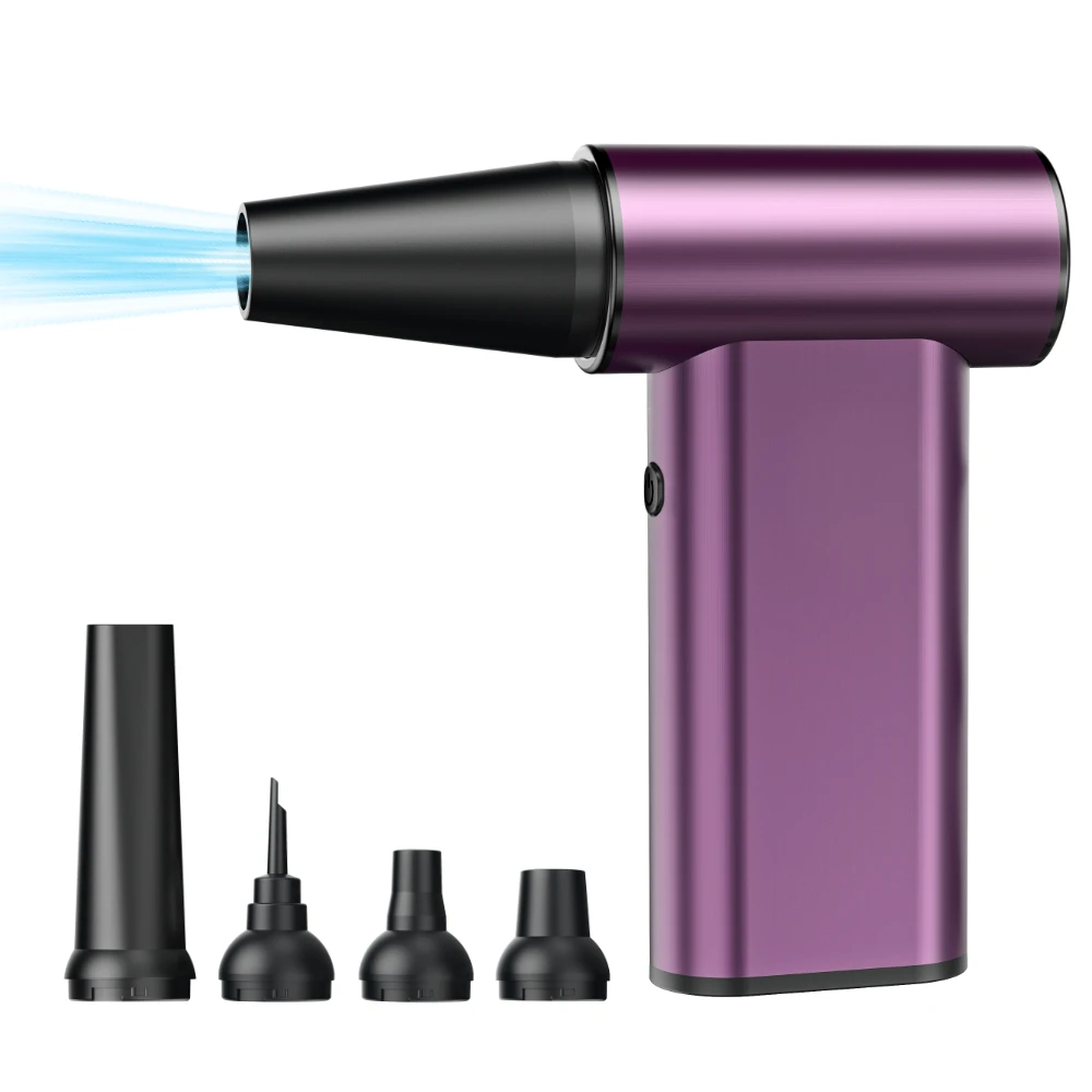 

120000RPM Mini Turbo Fan Cordless Air Duster Portable Air Blower Rechargeable Hand Held Blower High Power Blower for Office PC