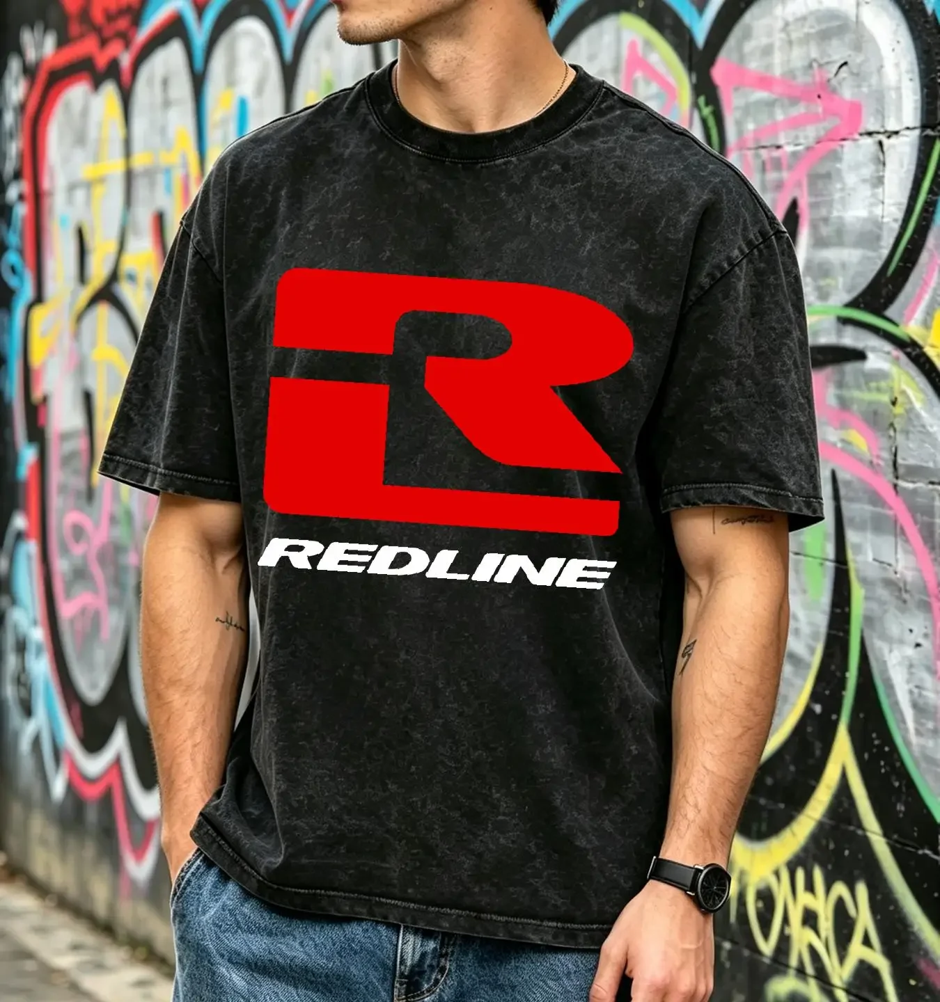 washed T Shirt New Hot Redline Bikes BMX Logo USA Size S to 5XL long or short sleeves vintage Washed designer clothes Unisex