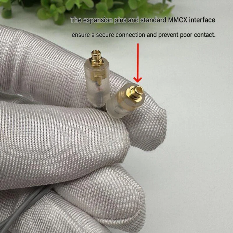 Short 3.5mm To MMCX Detachable No Mic Bluetooth Earphone Cable, Equal Length High Quality Earphone Accessories
