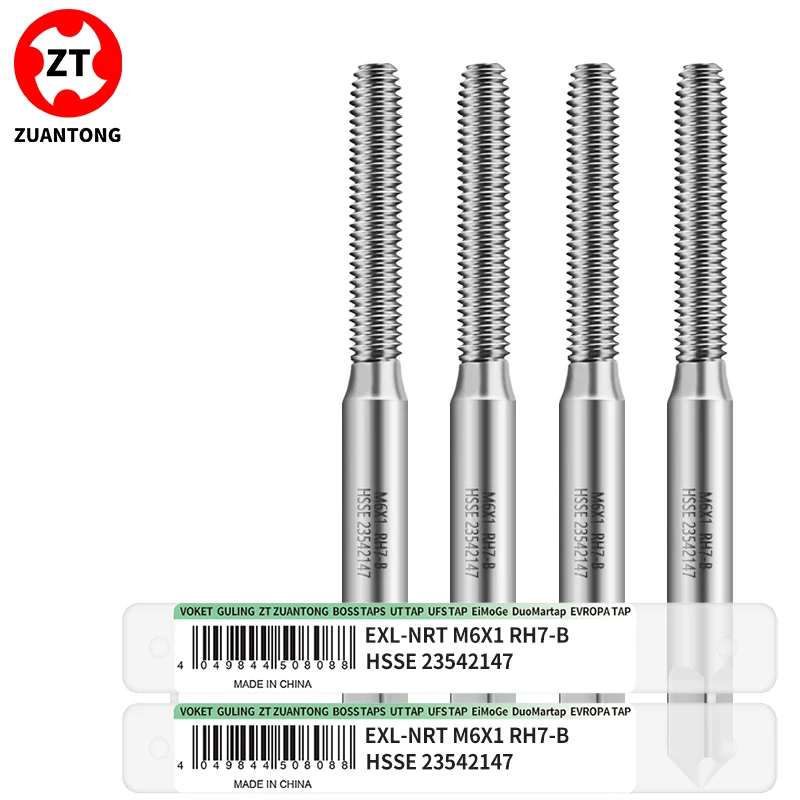 ZUANTONG HSSE-M42 JIS Standard Roll Forming Tap M0.5 M0.6 M2 M3 M4 M5 M6 M7 M8 M9 M10 M11 M12 M14 M16 Machine Screw Thread Taps
