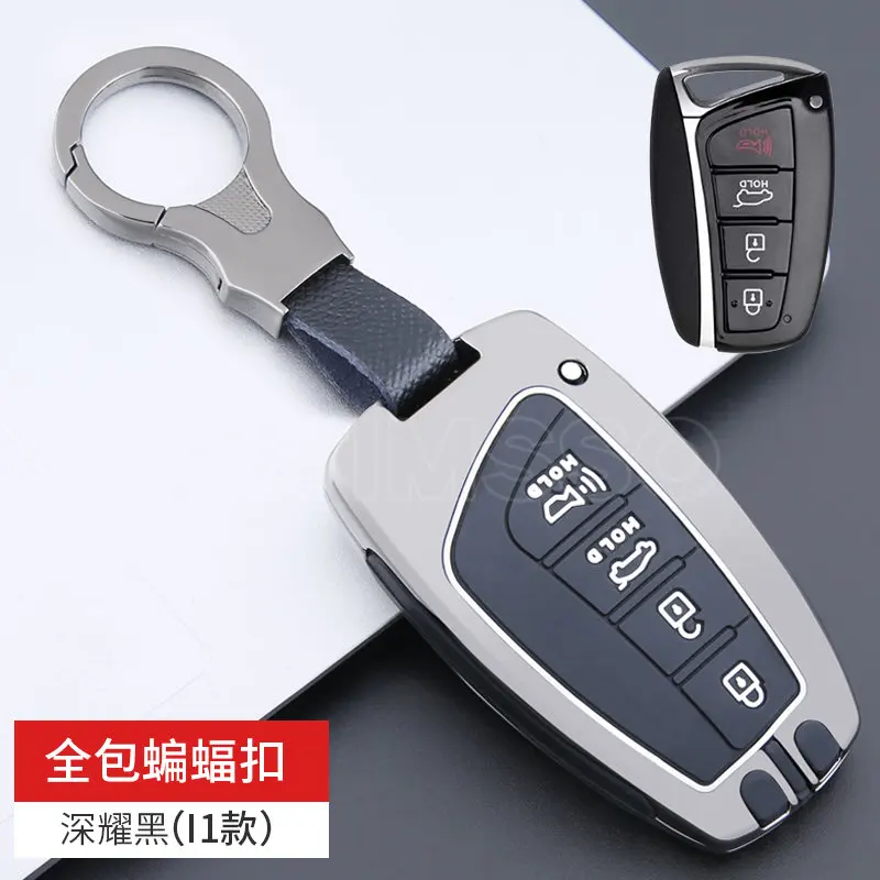 For Hyundai Grandeur HG Sedan Genesis G80 Santa Fe 3DM Grand SantaFe 2018 IX45 EQUUS Azera New Zinc Alloy Remote Key Case Cover