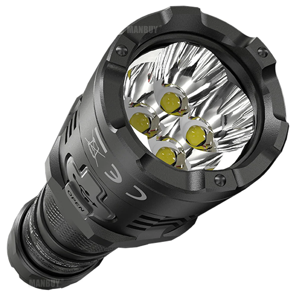 Imagem -04 - Nitecore P20ix 4000lm Cree Xp-l2 v6 4leds Recarregável 5000mah Nl2150hpi 21700 Bateria ao ar Livre Lanterna Tática Reposição Tailcap