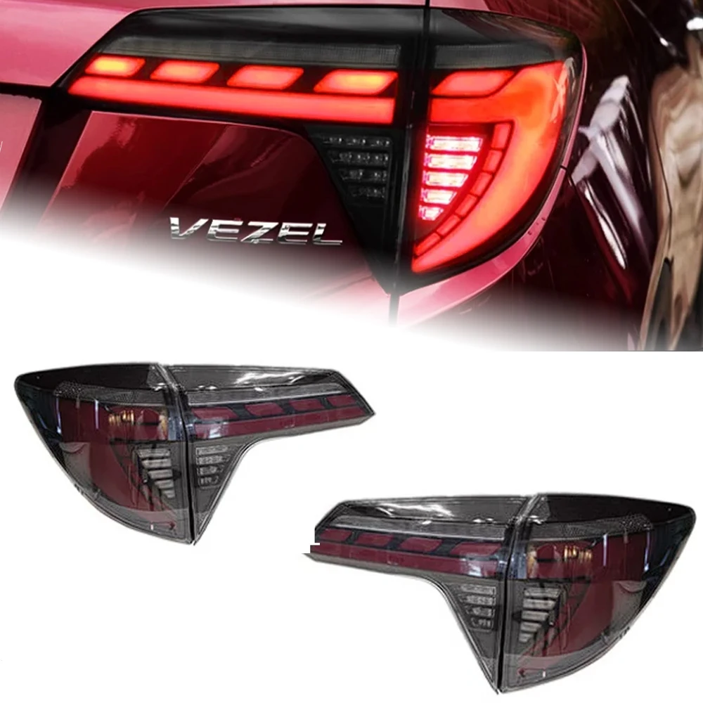 

AKD Car Styling for Honda HR-V LED Tail Light 2014-2019 HRV Vezel Rear Fog Brake Turn Signal Auto Accessories