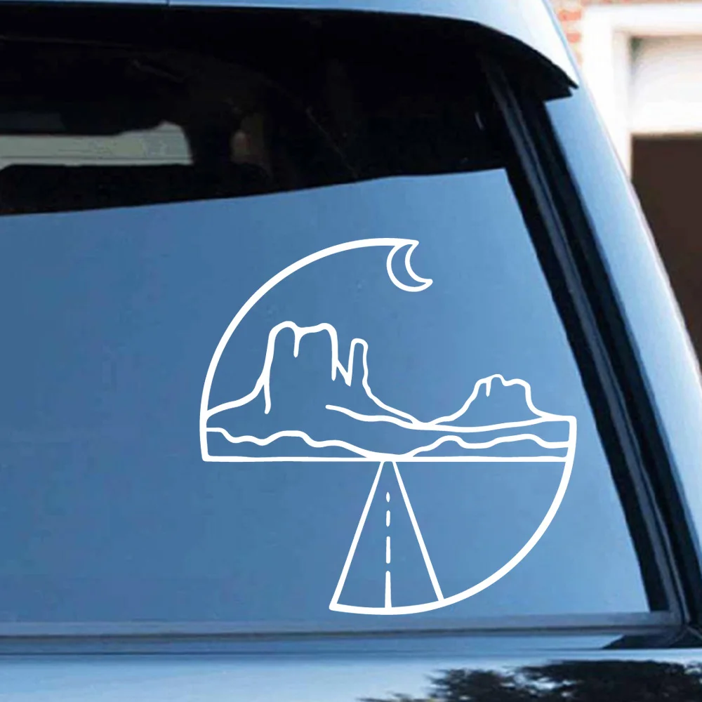 

Cute camping Car Stickers Reflective Waterproof Vinyl Funny Sticker Accessories For Mazda Cruze Peugeot