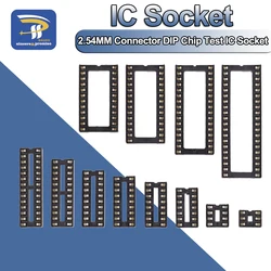 10PCS IC Sockets 2.54MM DIP6 DIP8 DIP14 DIP16 DIP18 DIP20 DIP28 DIP40 Pins Connector DIP Socket 6 8 14 16 18 20 24 28 32 40 pin