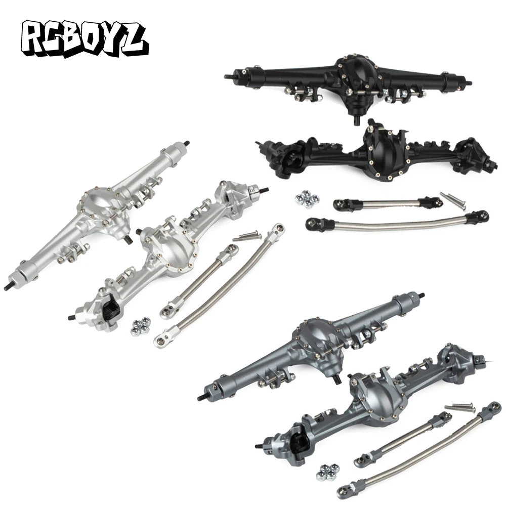 

Aluminum Front Rear Axle for 1/10 RC Crawler Car Rig SCX10 II Element Enduro CC01 Axle Set for Axial SCX10 II Upgrade Parts