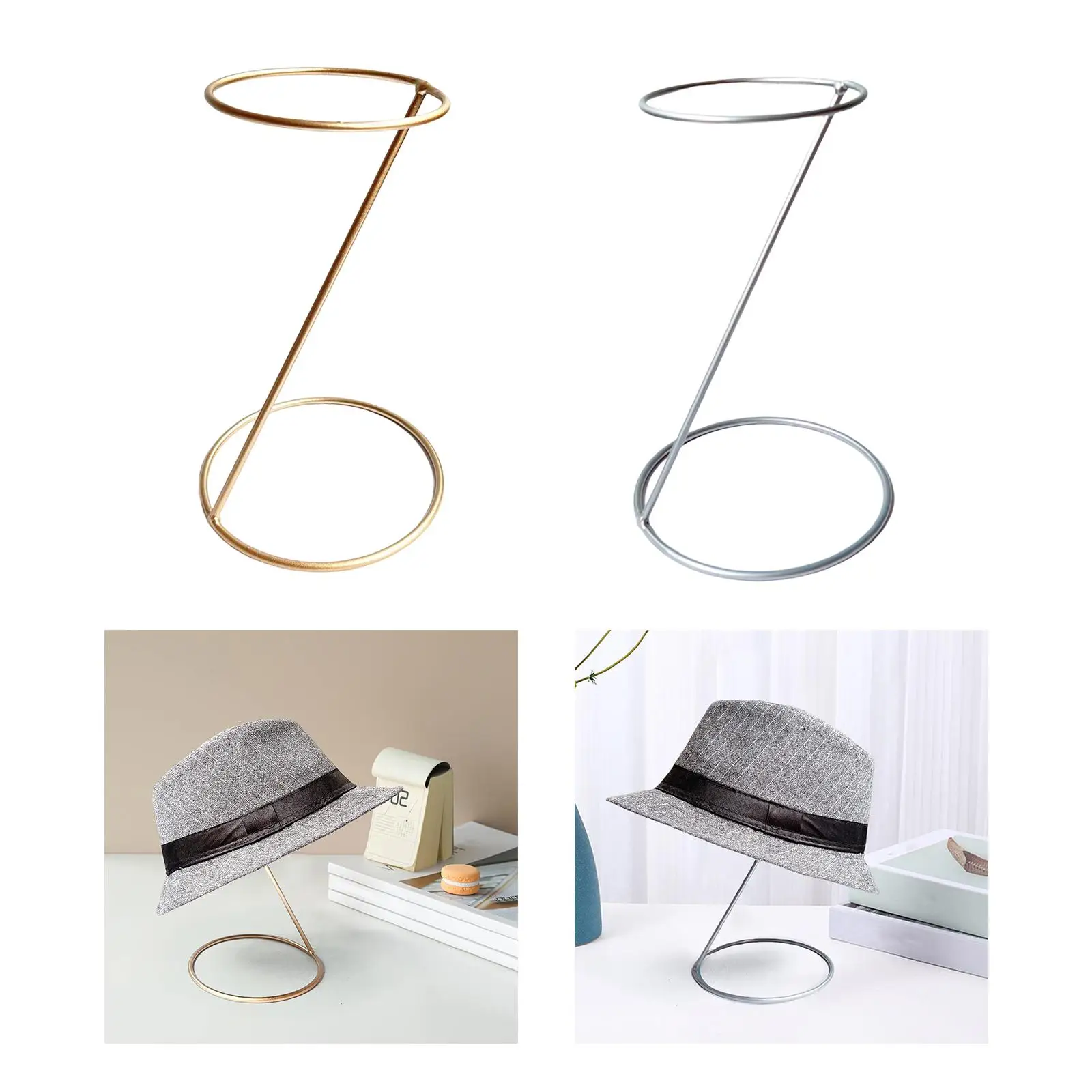 Metal Hat Holder Display Stand Hat Cap Storage Holder Tool Organizer for