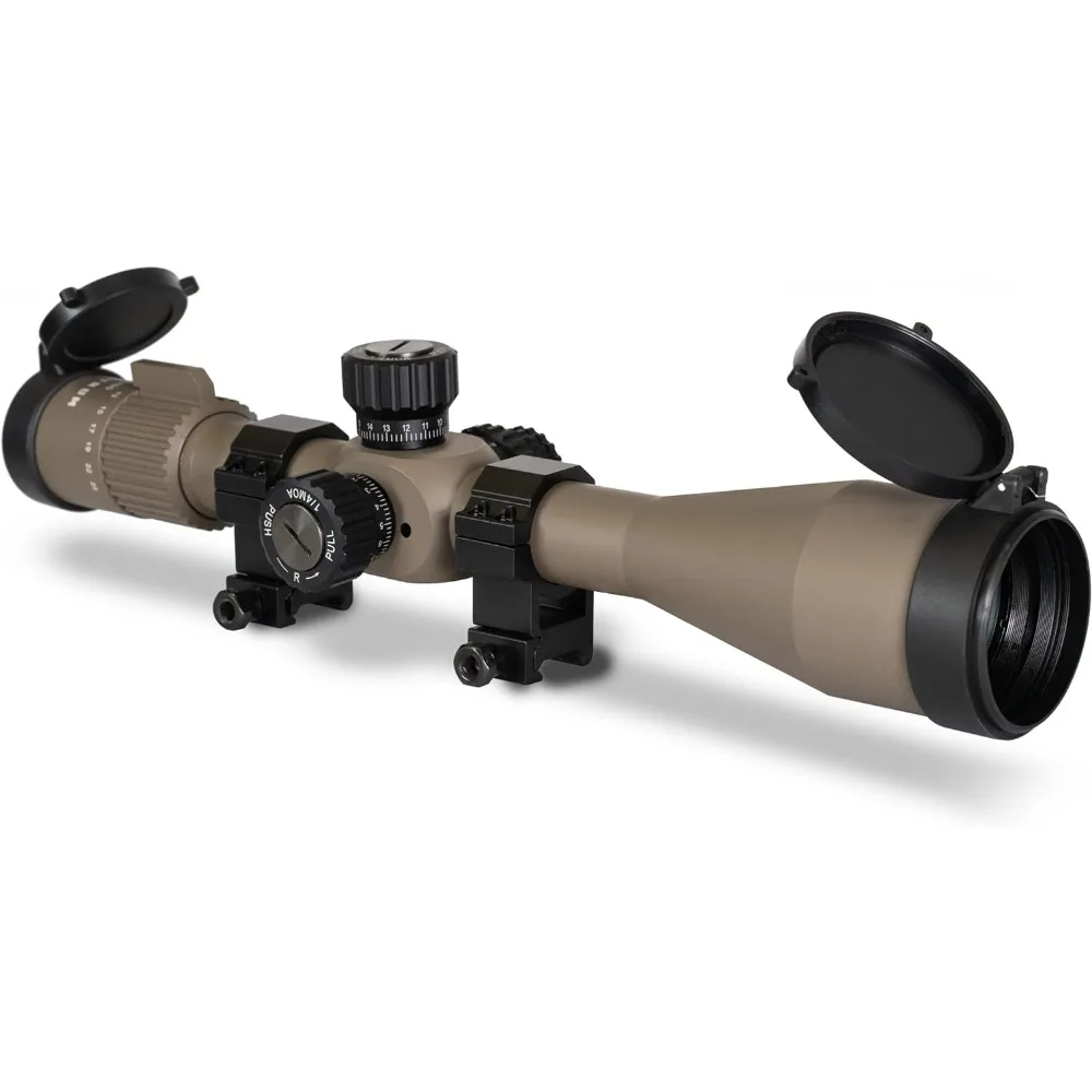 First Focal Plane FFP Rifle Scope With Illuminated MOA Reticle and Parallax Adjustment Military Tactical Sights Telescopic