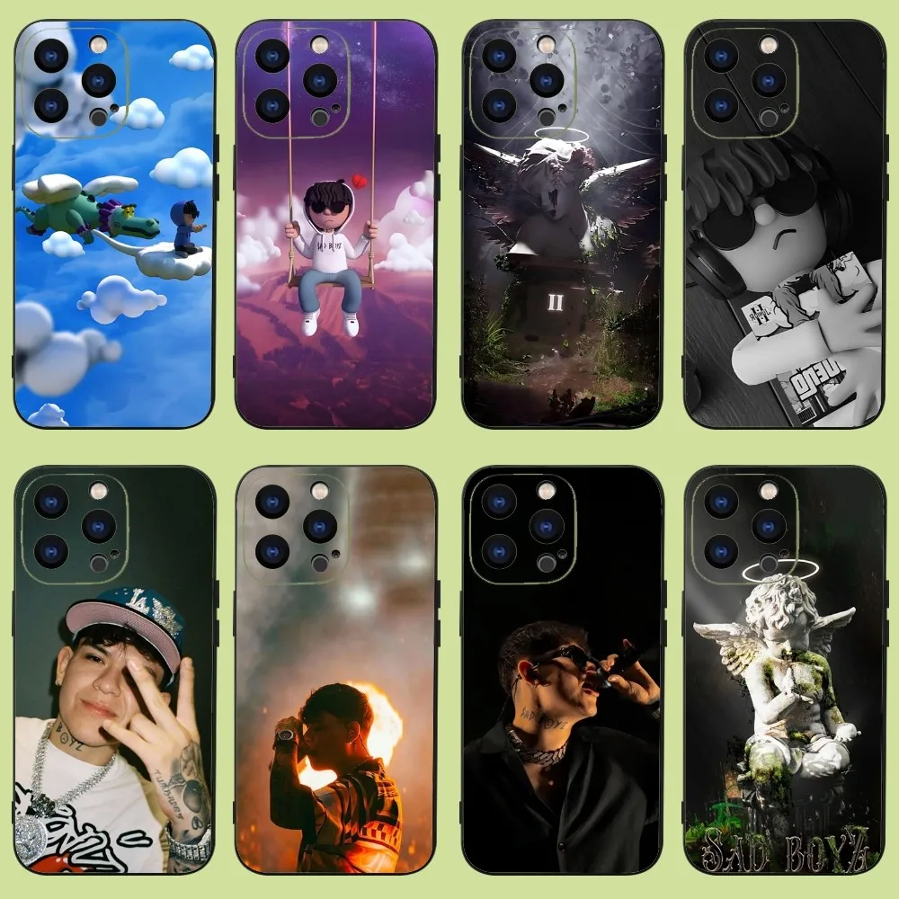 

Singer Junior H Sad Boyz Phone Case For iPhone 15,14,13,12,11 Plus,Pro,Max,XR,XS,X,7,8 Plus,SE,Mini Silicone Soft