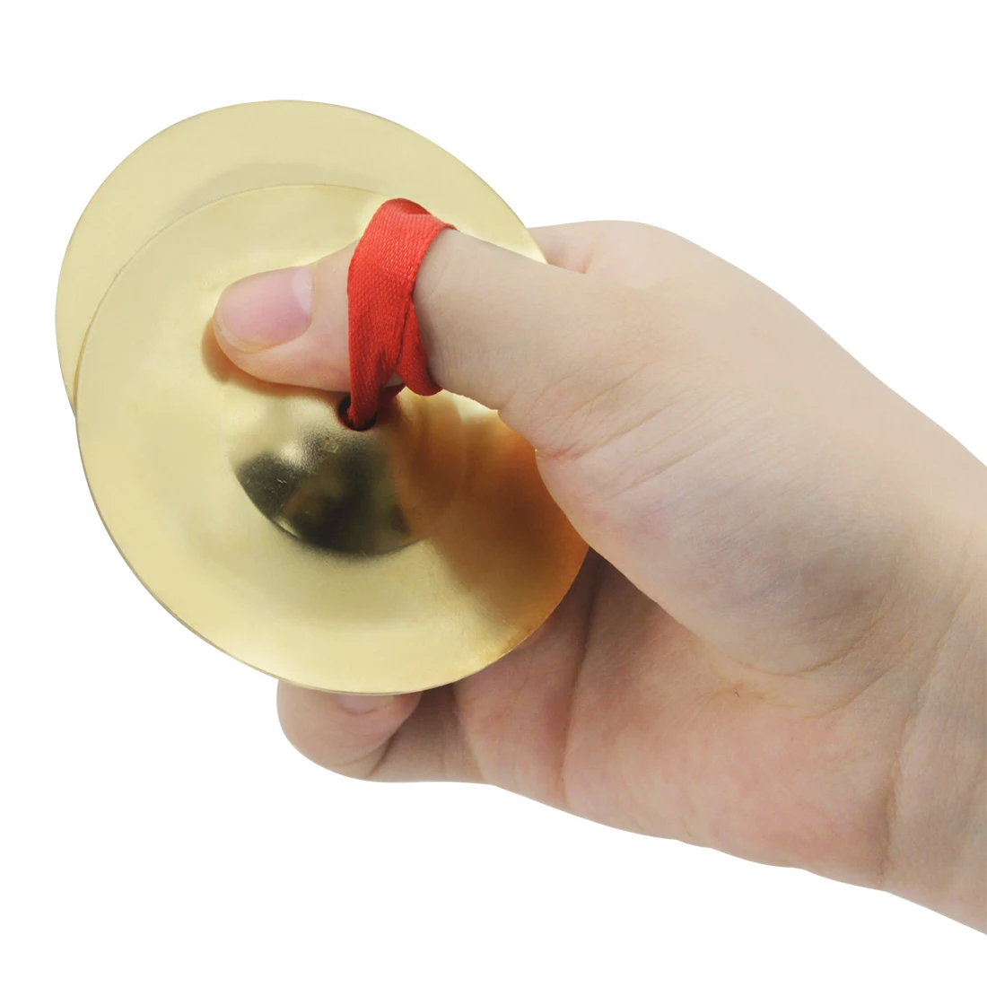 아이언 드럼 심벌즈 2개 재미있는 레크리에이션 심벌즈 핑거 심벌즈 전문가용 내구성 소형 핑거 악기 타악기