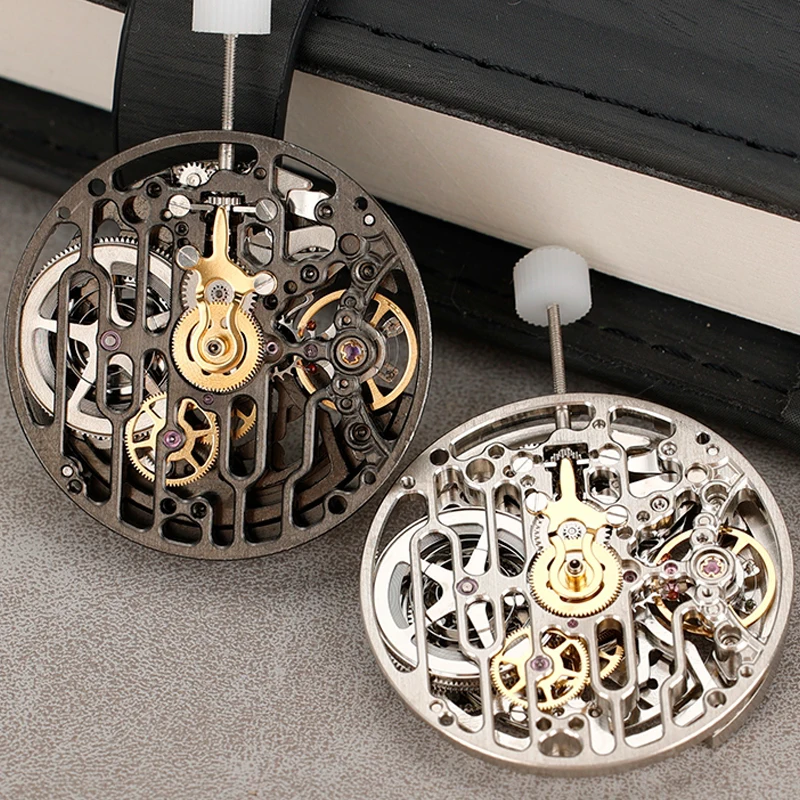 هانغتشو 7500 حركة أوتوماتيكية ميكانيكية 75 ساعة عمر البطارية 28800 تردد أسود أبيض لصانع الساعات