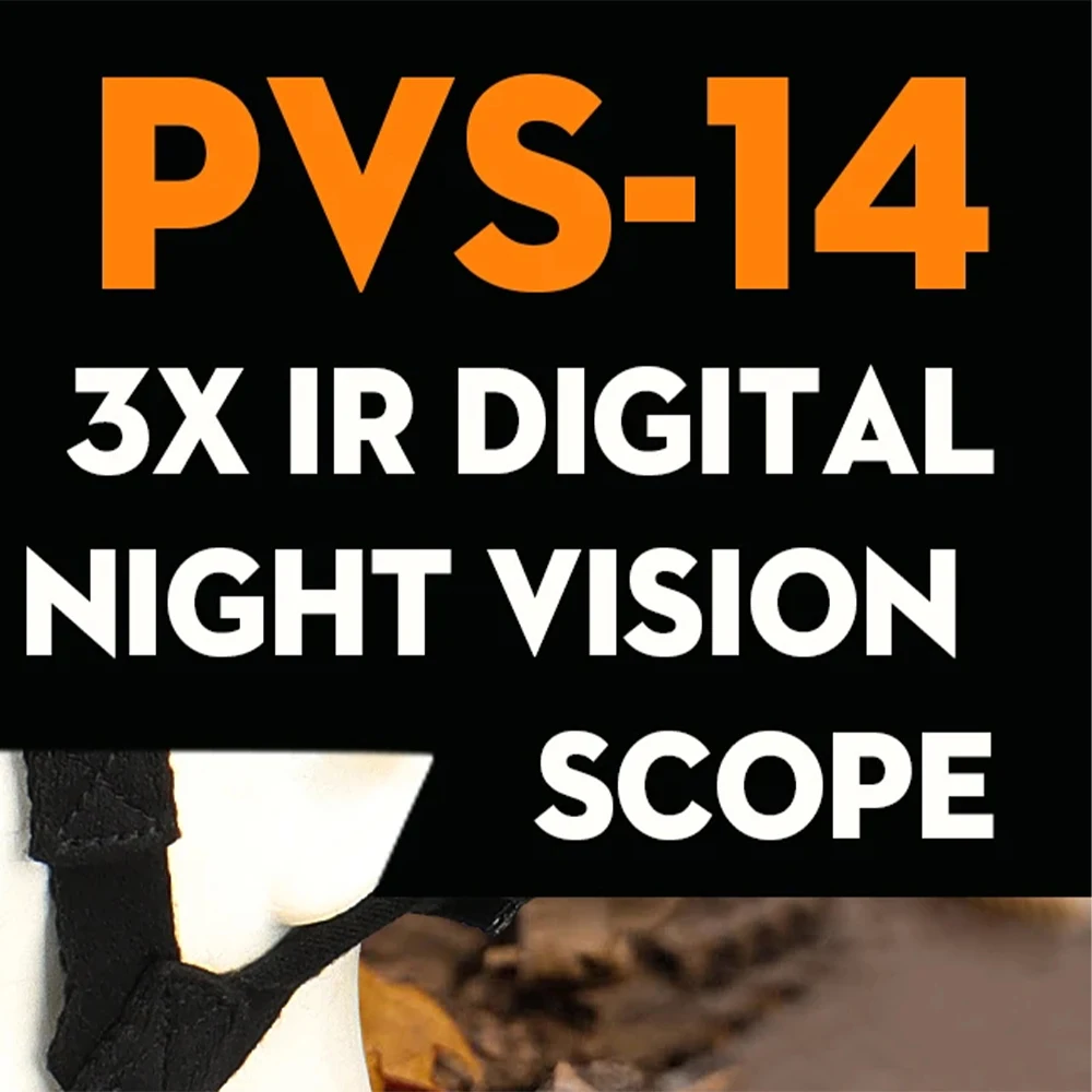 

PVS-14 Digital Night Vision Monocular NVG Goggles With IR Mounted On Helmet For Hunting OS27-0008