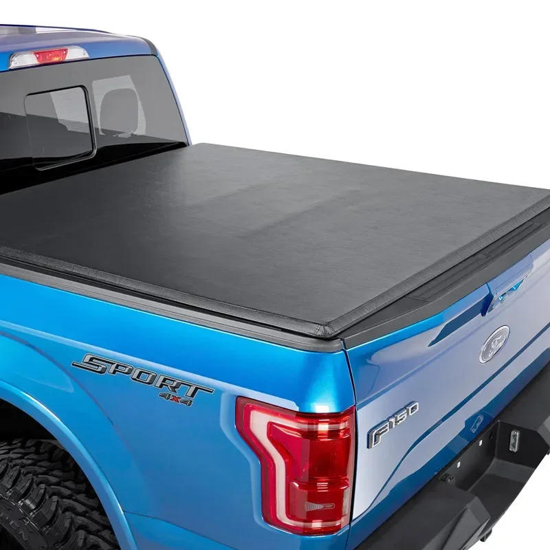 Ksc Auto Popular Folding Tonneau Covers Tri Fold Truck Bed Cover For Isuzu D-Max 2003-2011 4 Doors