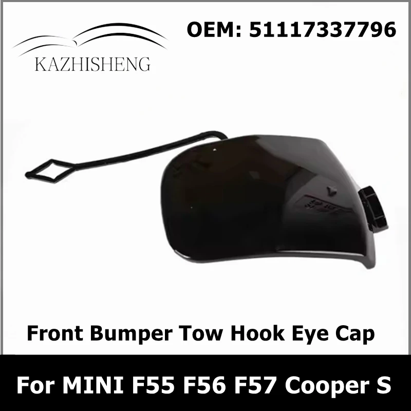 Front Bumper Tow Hook Eye Cap Cover 51117337796 for MINI F55 F56 F57 Cooper S Hatchback